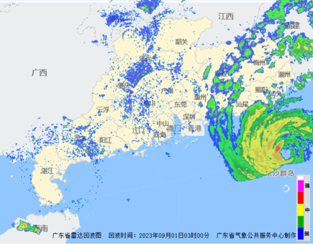台风“苏拉”9月2日3时30分在珠海金湾沿海登陆