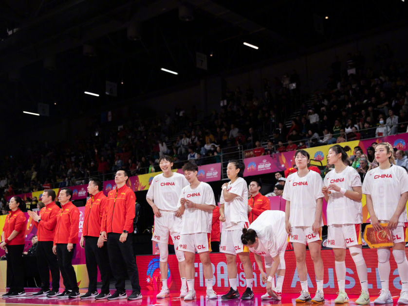 亚运会热身赛中国女篮73∶67战胜澳大利亚女篮