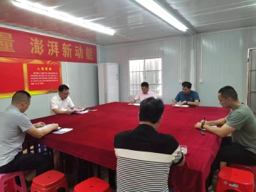 公明街道组织党员到项目现场上“硬核党课”