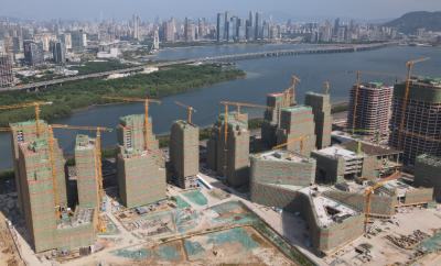 深圳“互联网+”未来科技城项目首批楼栋全面封顶
