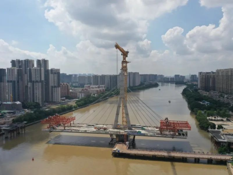 总进度已完成82%  广佛大桥拟明年建成通车