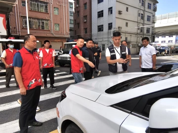马田街道开展联合执法行动 确保消防通道无阻碍