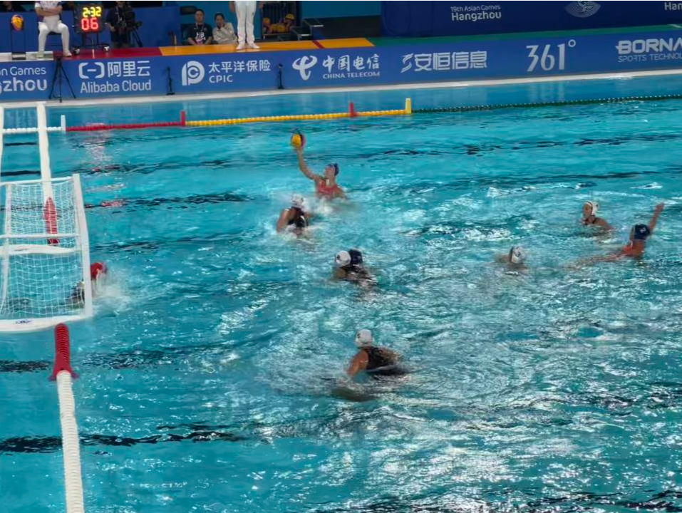 四连冠！中国队夺得杭州亚运会女子水球冠军