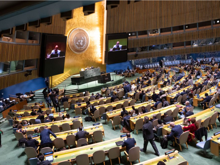 联合国大会恢复召开关于巴以冲突的紧急特别会议
