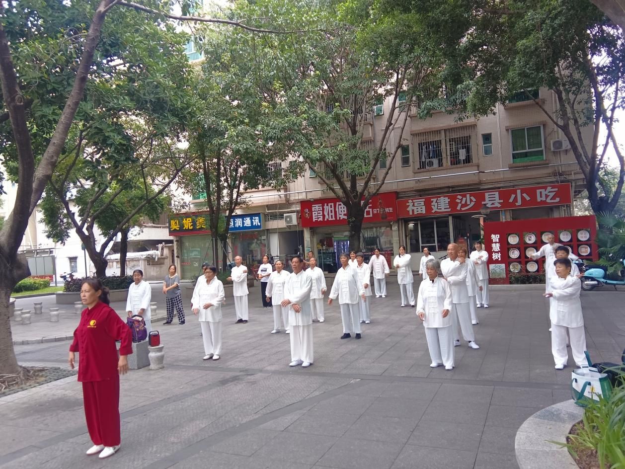 沙浦围社区开展“弘扬传统文化，聚力全民健身” 长者太极拳培训活动  