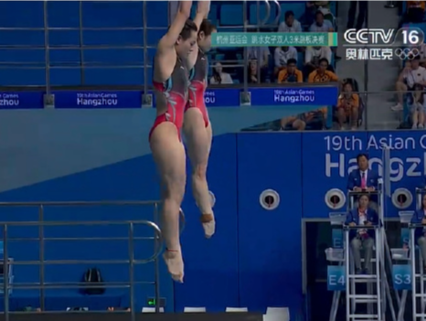 绝对优势！陈艺文/昌雅妮夺得跳水女子双人3米板金牌