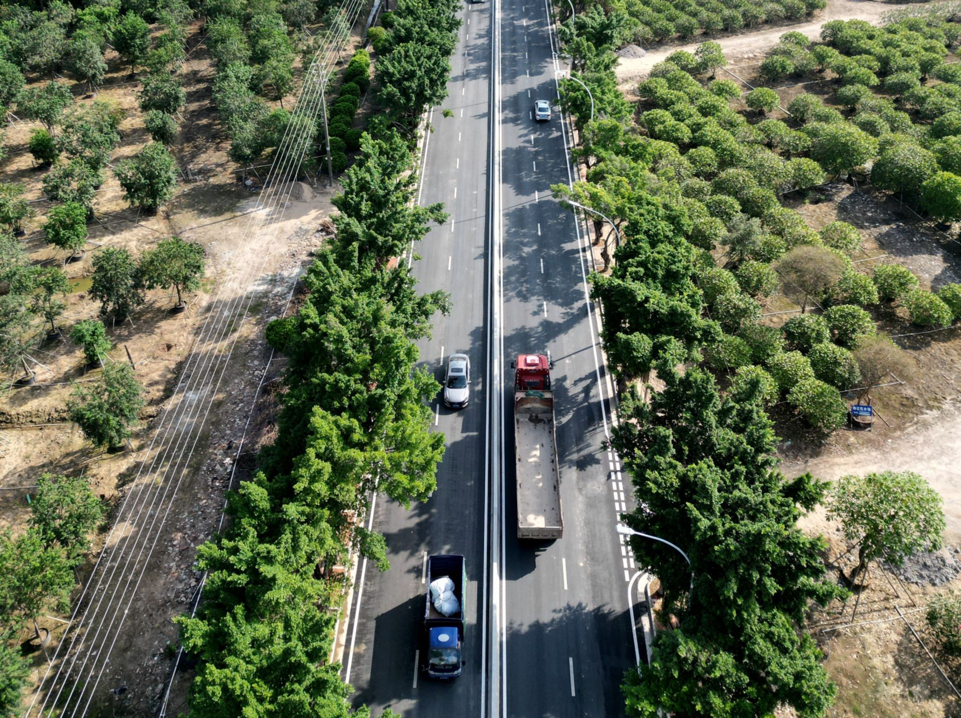 中山沙港路大修第二期工程完工通车