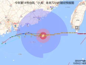 预警升级！深圳全市台风蓝色预警信号生效中