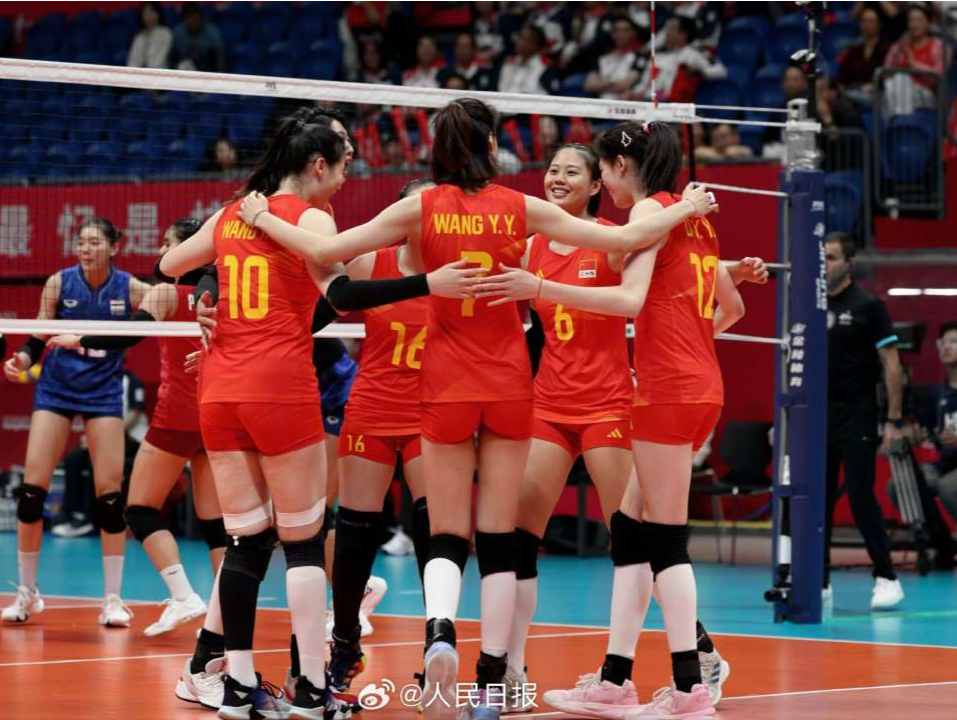 中国女排晋级亚运会决赛，姑娘们继续加油！