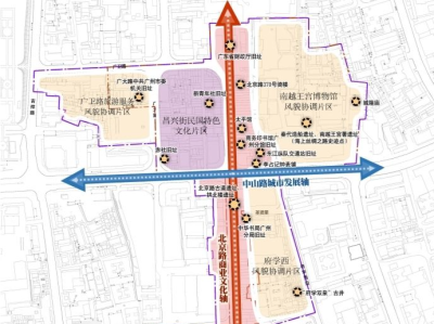 广州北京路历史文化街区保护规划公布，严控步行街两侧建筑天际轮廓线
