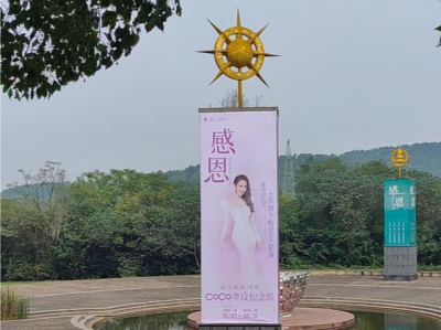著名歌手李玟今日将安葬于武汉，园内设置李玟纪念展