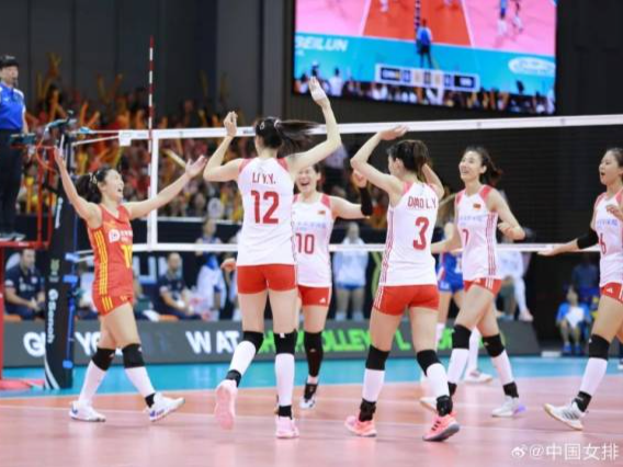 中国女排3-0轻取朝鲜队，两连胜后晋级亚运会八强