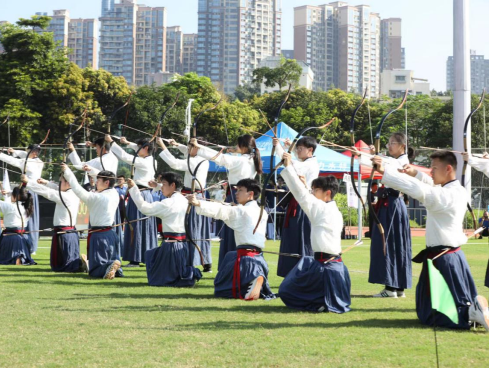 深圳宝安区第三届射箭公开赛收箭