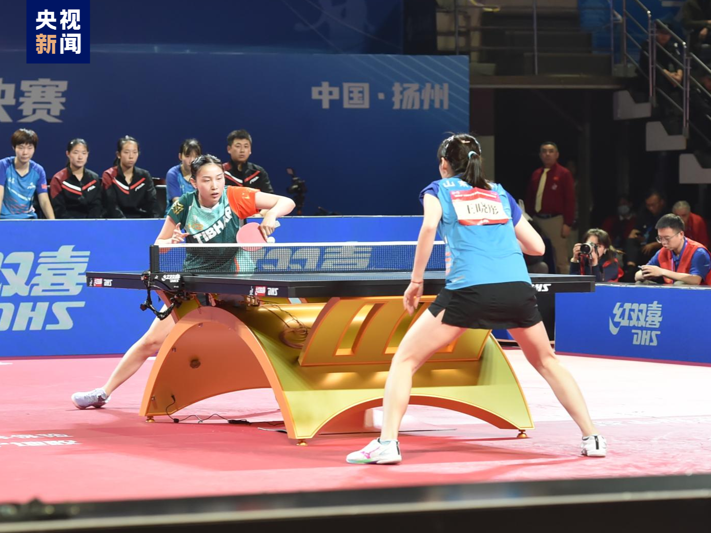 江苏队夺得乒乓球全锦赛女团冠军
