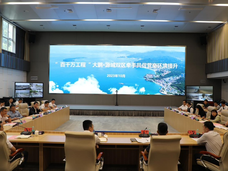 “大鹏·源城双区牵手共促营商环境提升”专题活动举行
