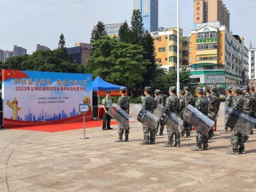 守护平安，请你检阅！公明街道开展基干民兵“应急处突”演练