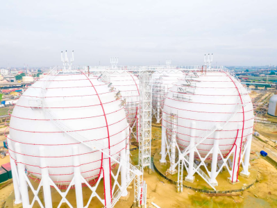 4个10000立方米！中集成功交付尼日利亚最大LPG球罐场站项目