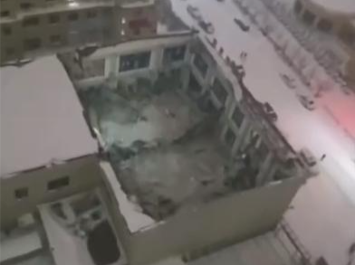 黑龙江佳木斯体育馆坍塌事故最新进展：11人被采取强制措施