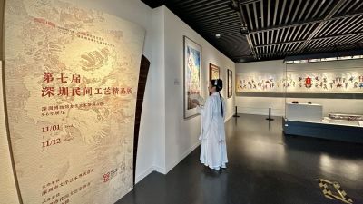 第七届深圳民间工艺精品展在深圳博物馆开幕