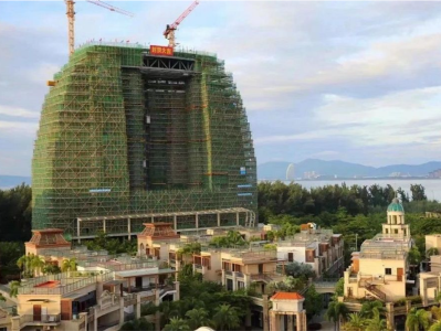 中建安装南方公司加速建设海南一酒店工程项目