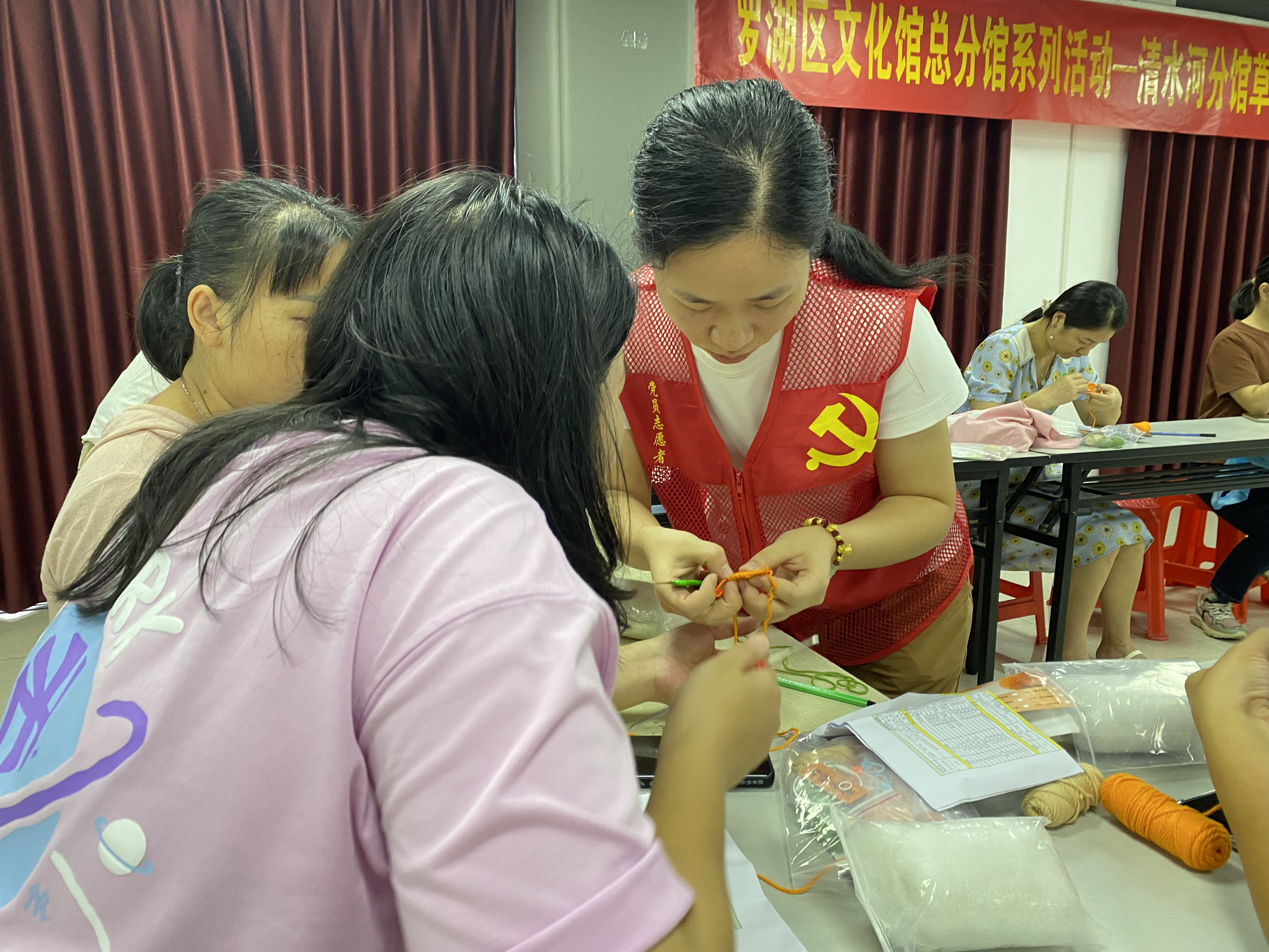 （读特 先锋清水河）（栏目：幸福民生） 钩织技能培训活动走进清水河草埔西社区 