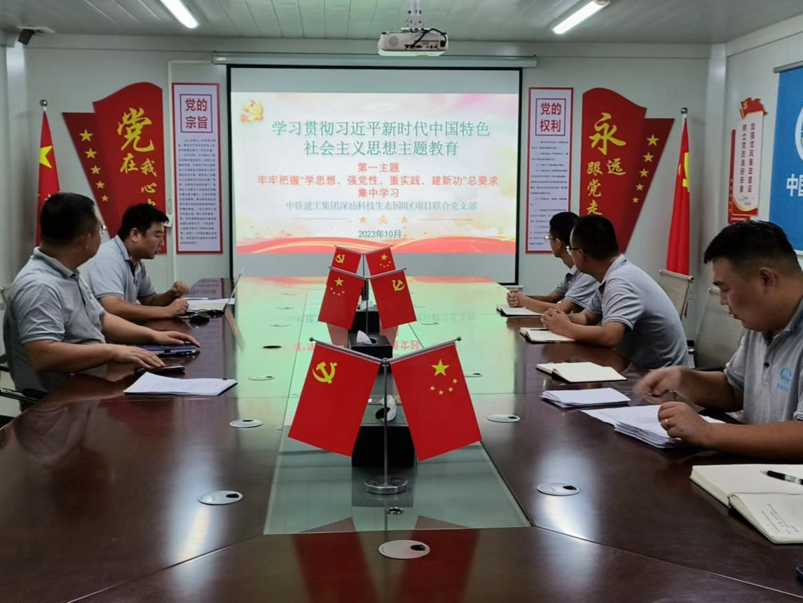 （暂不发）以“实”为要 深汕科技生态园B区项目开展第二批主题教育