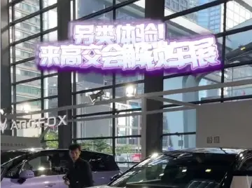 在高交会上也能看车展？