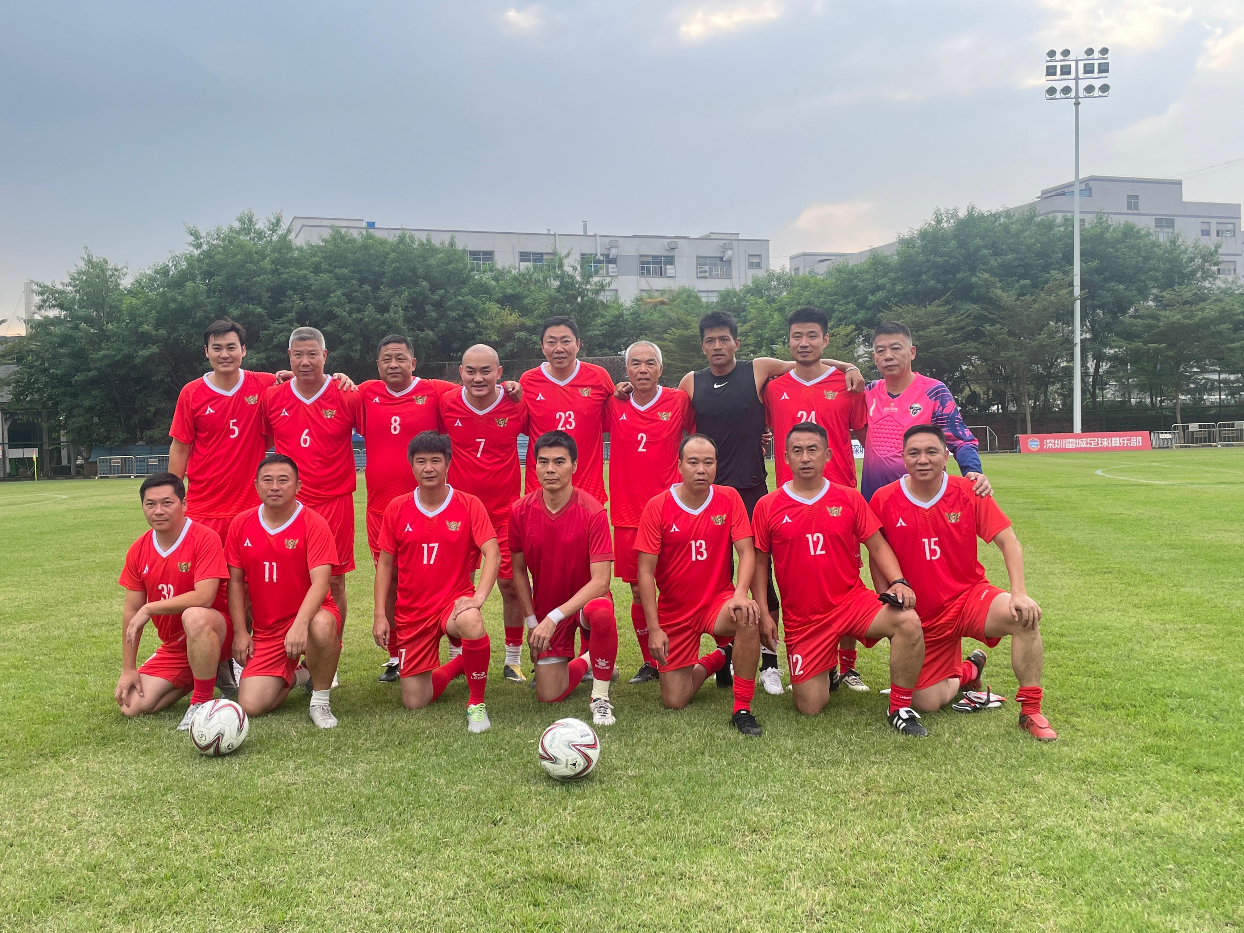 出征！深圳队将首次参加中国传承足球明星联赛