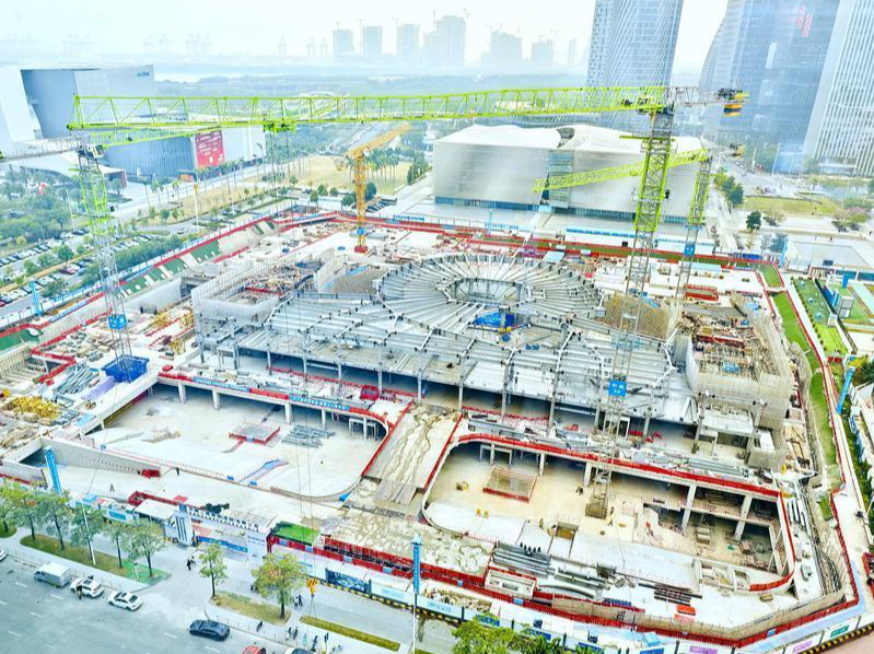 湾区书城今日封顶，预计2025年上半年开业