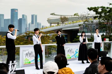 滨海廊桥歌声飘扬，阿卡贝拉城景音乐会精彩上演