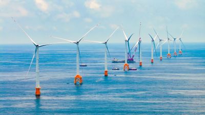 粤港澳大湾区首个百万千瓦级海上风电项目建成投产