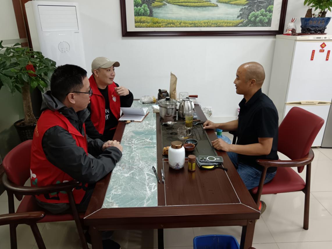 花果山社区纪委走访调研企业，加强营商环境建设