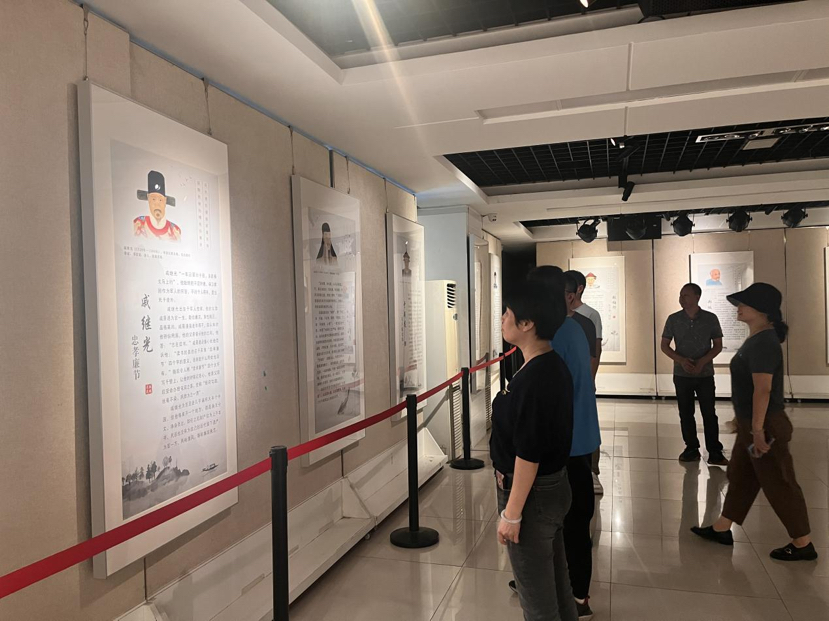 书画传廉韵 翰墨颂清风，南园街道纪工委举办“清官廉事”廉政书画展