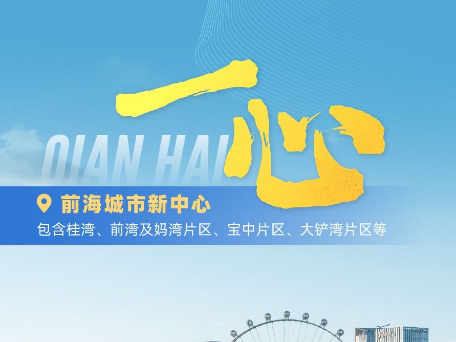 《前海总规》正式发布！“一心一带双港五区”指的是什么？  