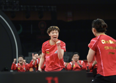 祝贺！成都国际乒联混团世界杯，中国队8比5战胜日本队
