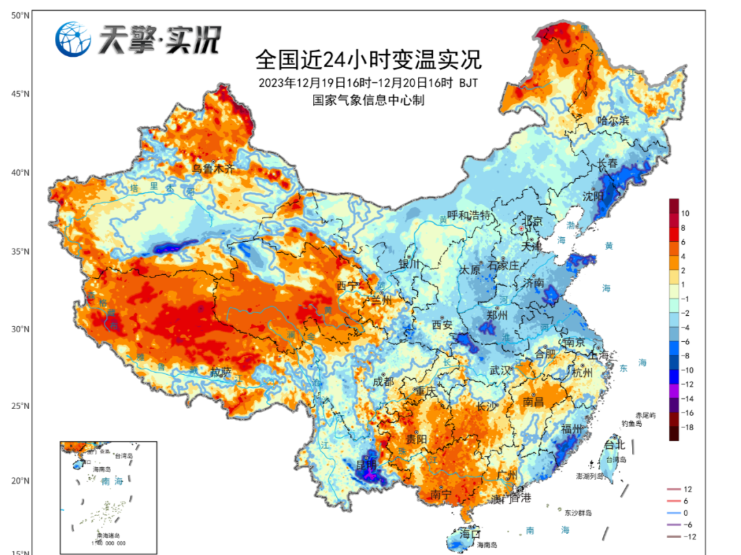 冻感十足！0℃线将抵达华南北部，多地将刷新今冬以来气温新低