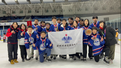 首次亮相全国赛事！不下雪的深圳如何炼成第一支大学冰球队