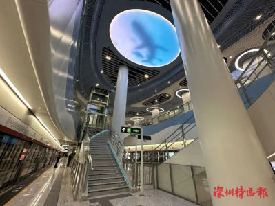 开通！深圳地铁8号线二期开门迎客，地铁首次直通大小梅沙