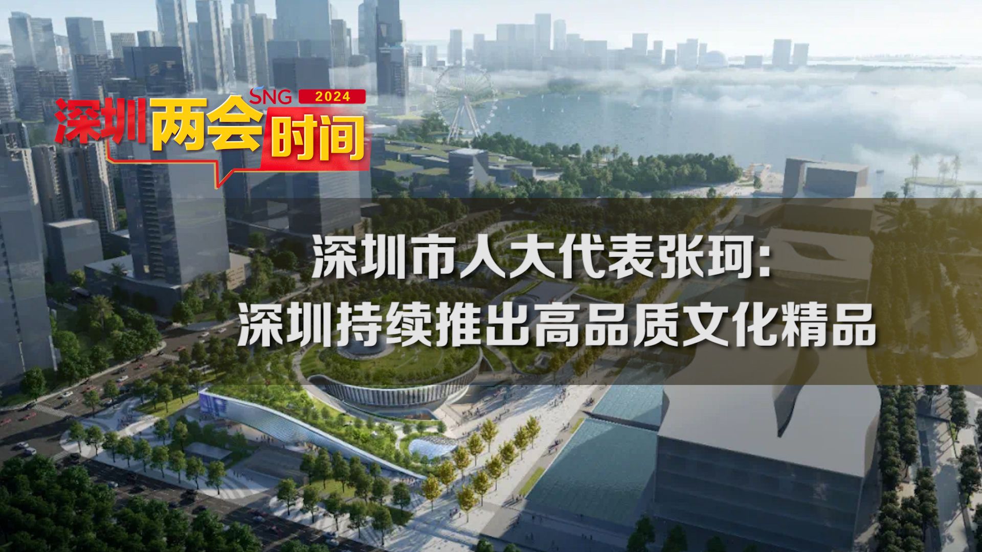 深圳两会时间丨深圳市人大代表张珂：深圳持续推出高品质文化精品
