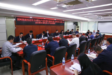 园岭街道召开专题会议，传达学习福田区委八届三次党代会暨区委经济工作会议精神