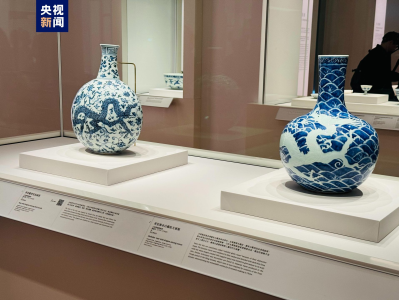 香港故宫文化博物馆展出8组“龙”文物 