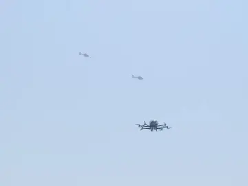 深圳市低空融合飞行示范区 eVTOL首飞仪式在盐田举行