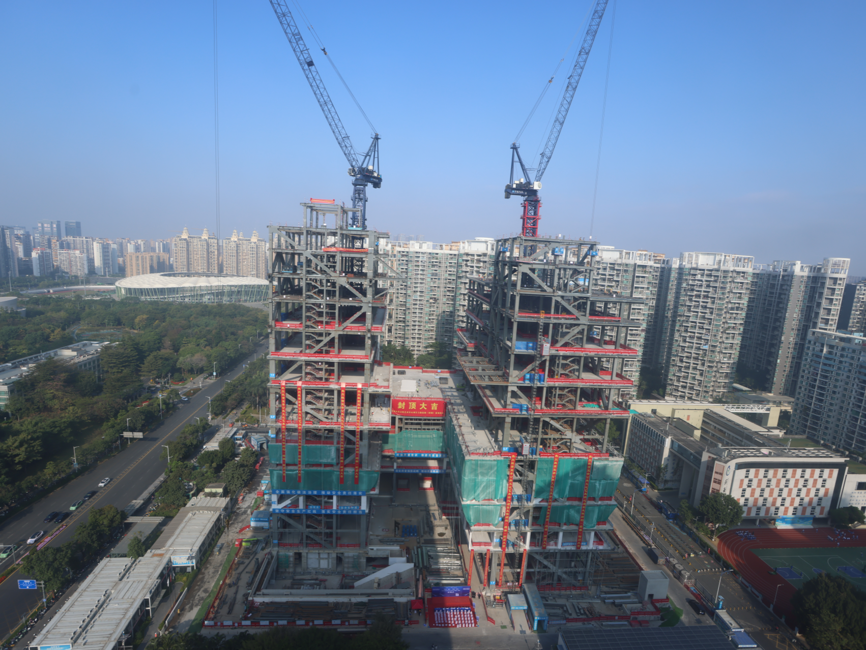 深圳将再添一个新地标！宝安公共文化艺术中心项目主体结构封顶