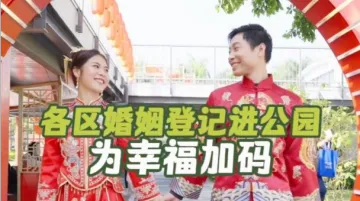 深圳温度“记”丨各区婚姻登记进公园为幸福加码