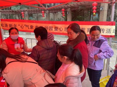 新年“心”气象——松涛社区举办春节游园暨心理健康教育宣传活动 