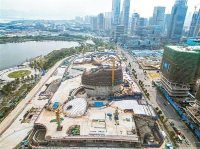 进入主体结构全面封顶阶段！深圳湾文化广场明年建成