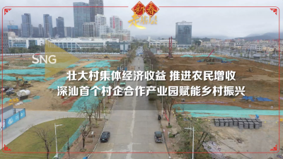 深圳新春走基层丨深汕首个村企合作产业园打造先进制造业产业基地