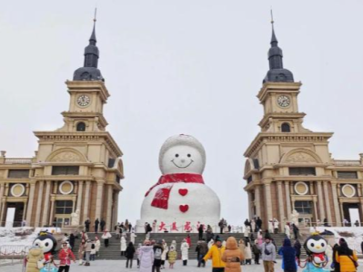 哈尔滨“大雪人”休年假去啦！2023年它陪伴大家度过73天