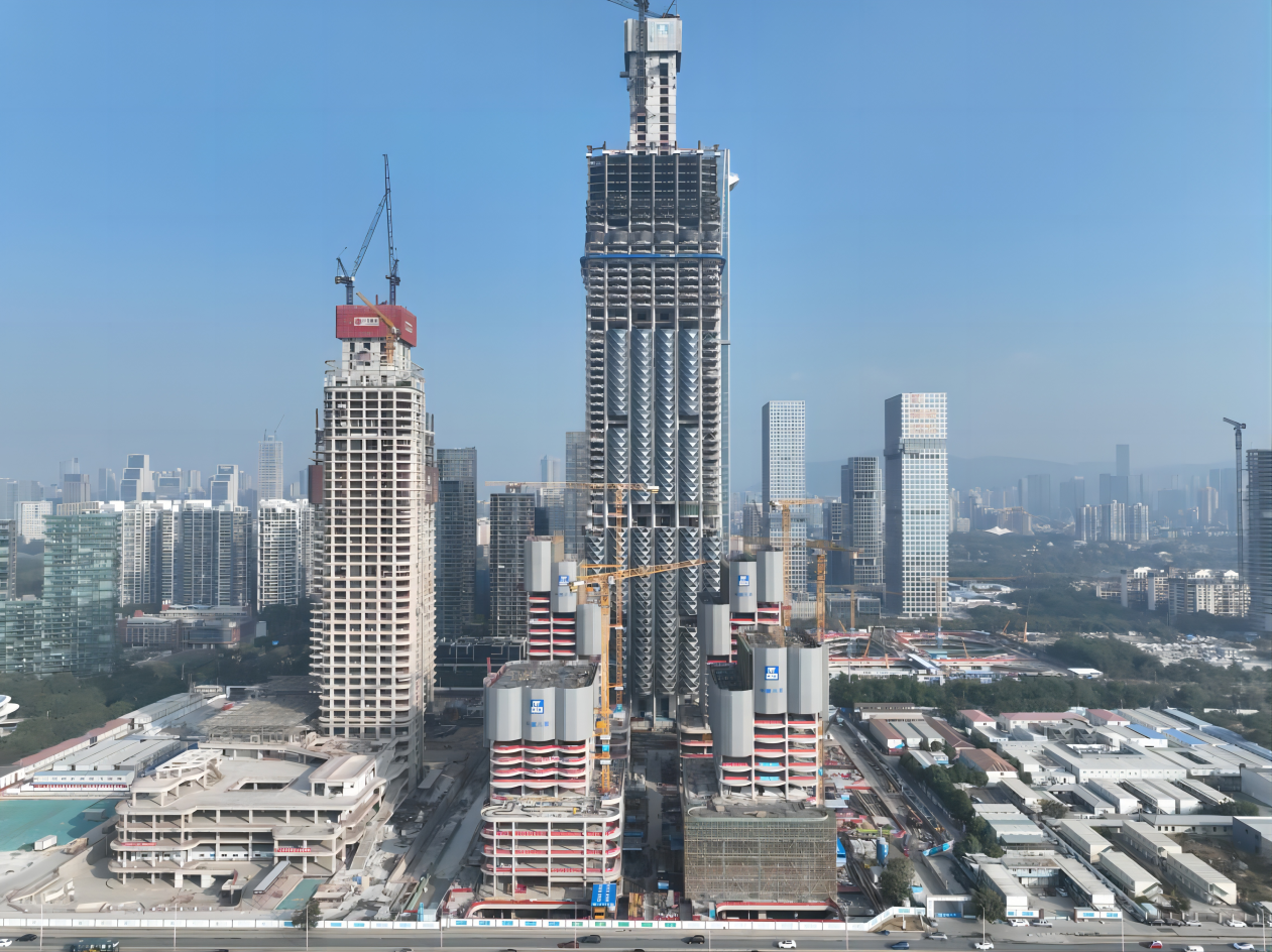节后生产建设忙，深超总行总部大厦建设热火朝天