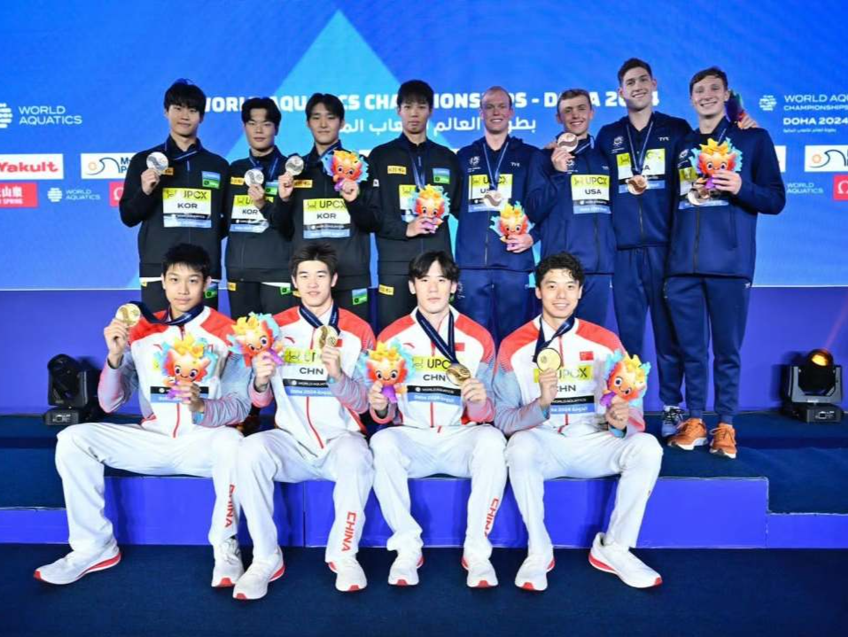 祝贺！中国队游泳世锦赛再夺两金